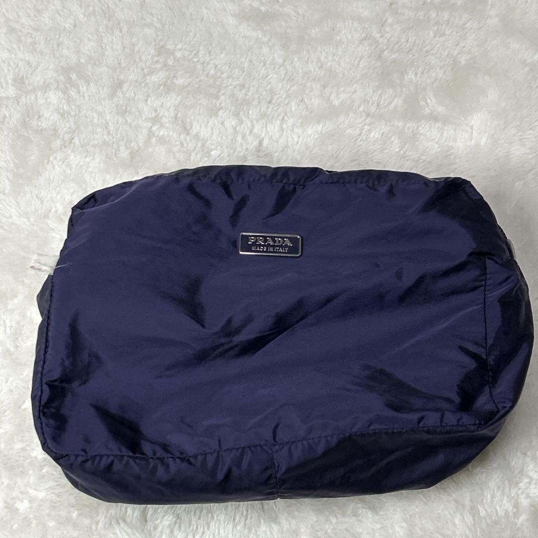 PRADA SPORTS プラダスポーツ ナイロンポーチ パープル ゴルフ小物