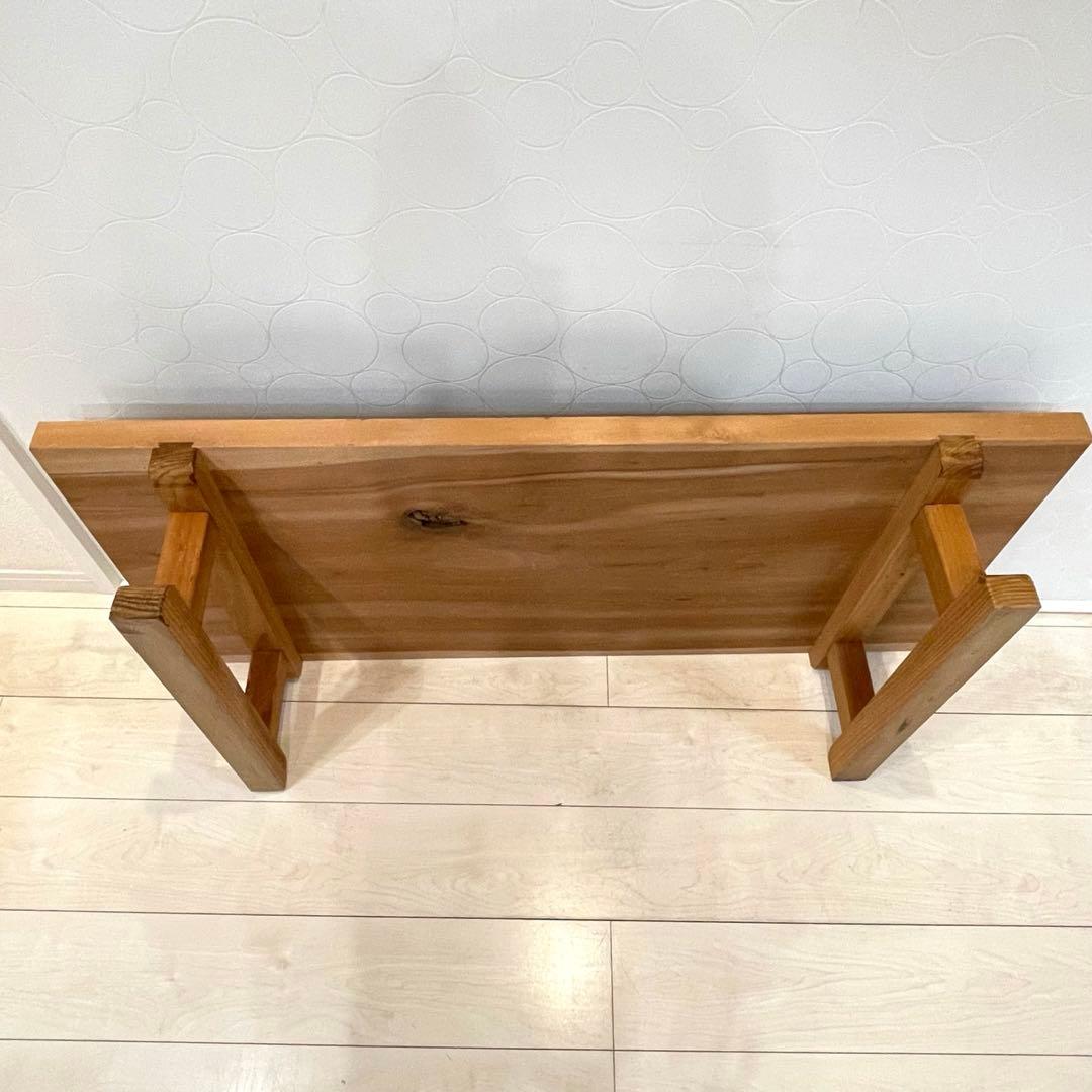 【希少】天然木 無垢材 座卓 ローテーブル 和モダン 机 高級感　アンティーク