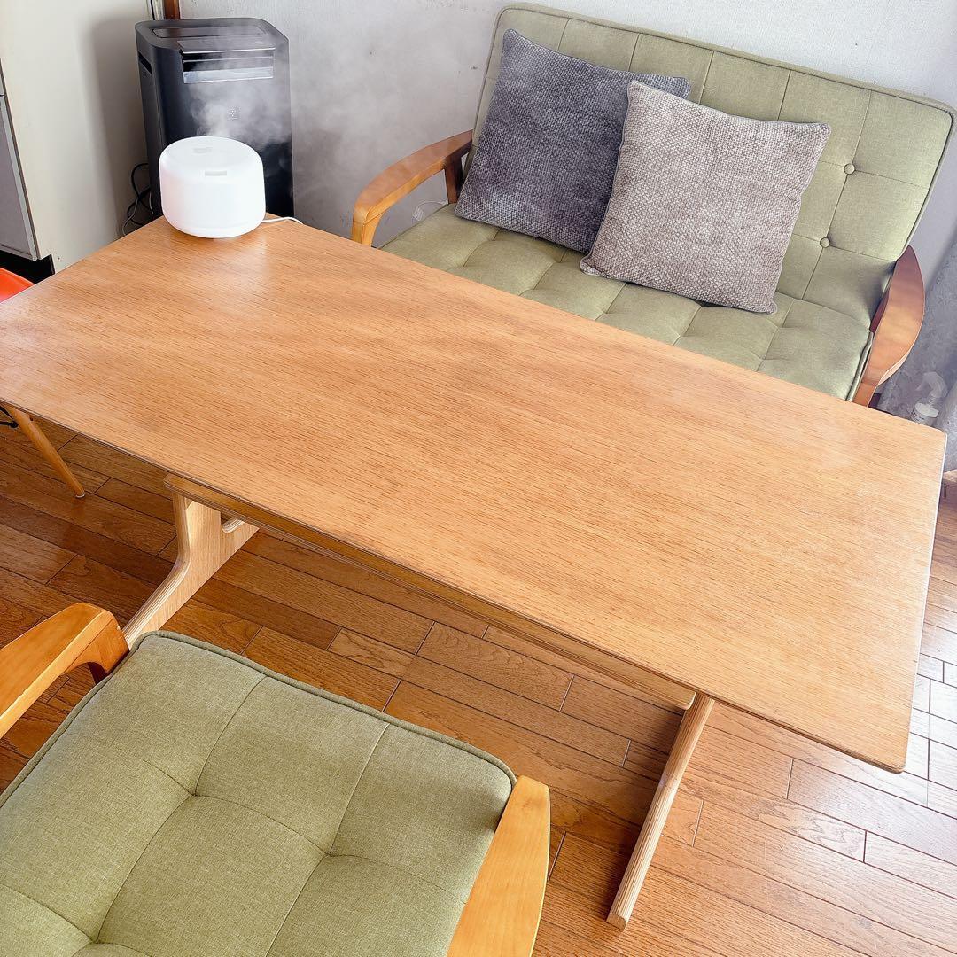 名品】無印 MUJI リビングでもダイニングでもつかえる ダイニングテーブル