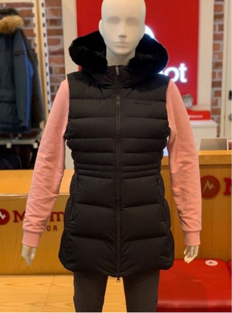 【希少】Marmot ダウンベスト ロングダウンコート