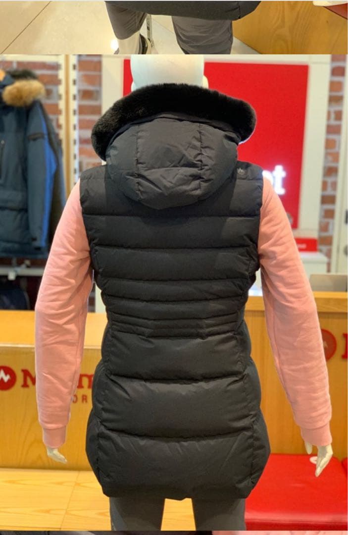 【希少】Marmot ダウンベスト ロングダウンコート