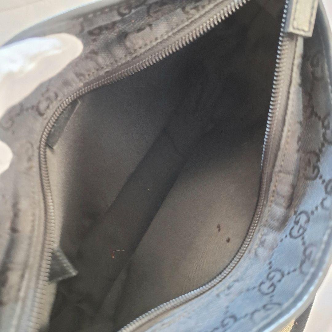 GUCCI / グッチ GG柄 トートバッグ ハンドバッグ シェリーライン 黒