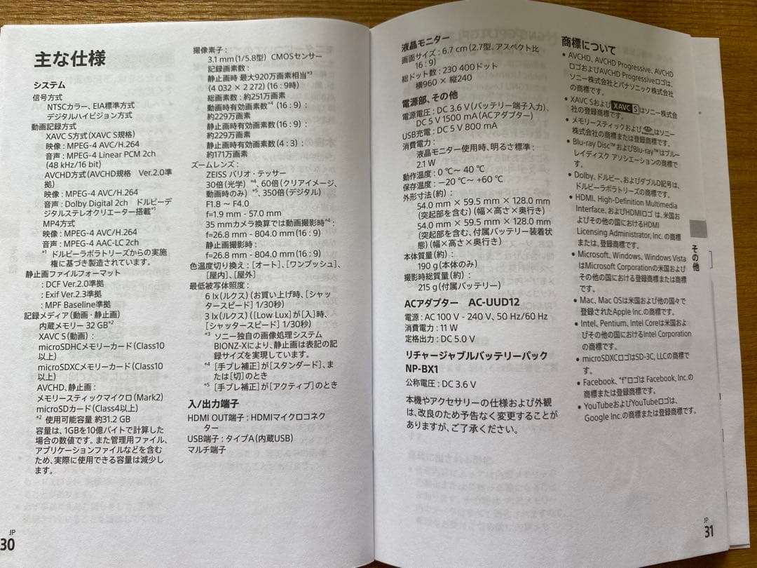 【美品】SONY ソニー ビデオカメラHDR-CX470 ブラック