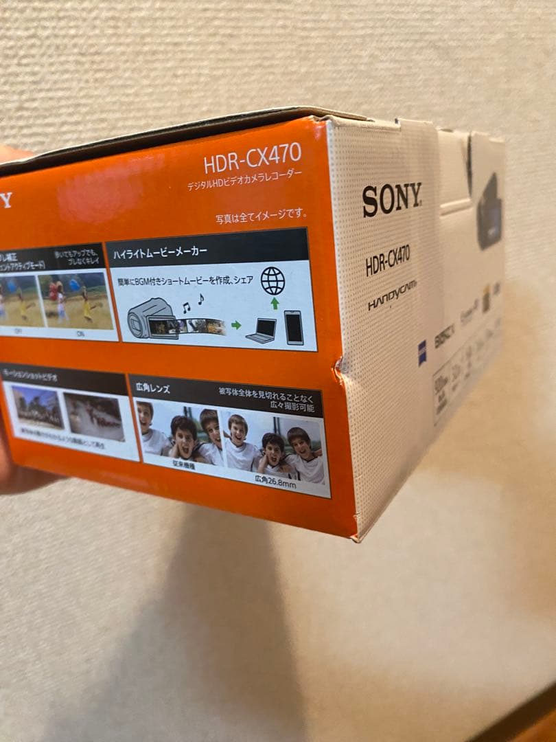 【美品】SONY ソニー ビデオカメラHDR-CX470 ブラック