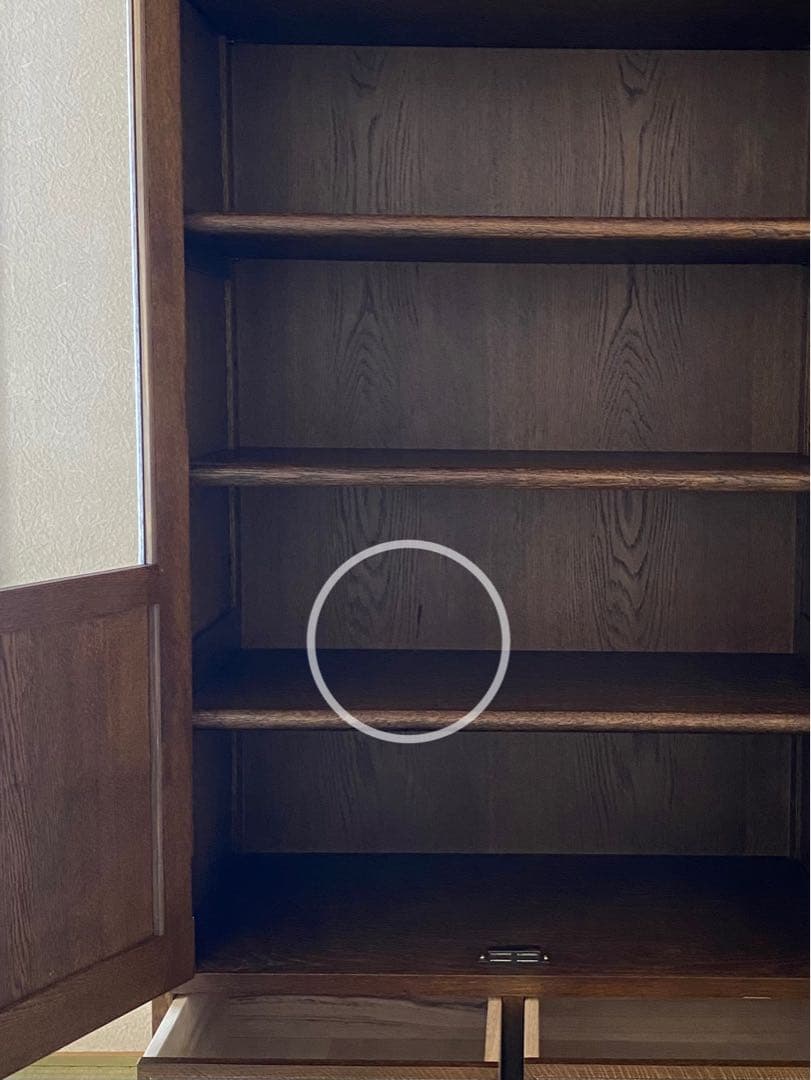 葉山ガーデン　書棚　キャビネット　葉山家具　クラシック