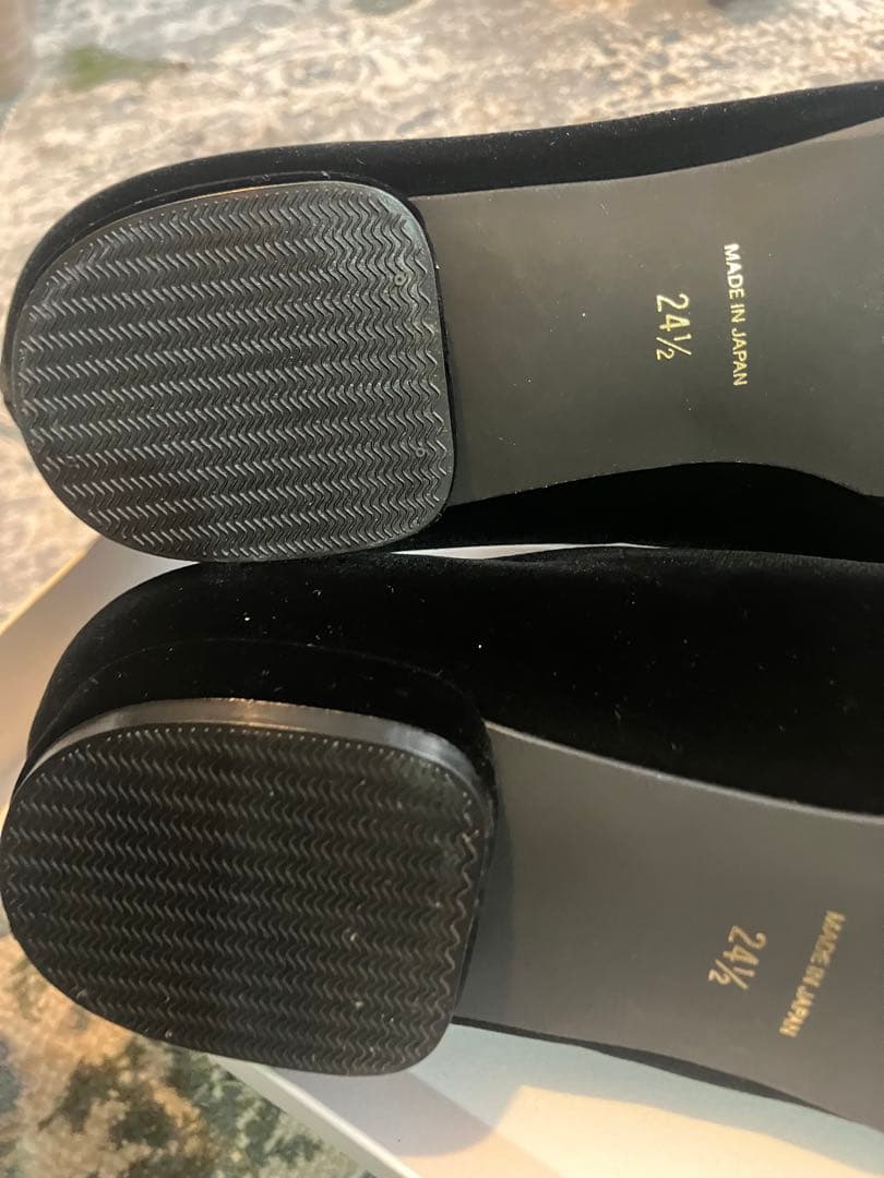 mame Velvet Ballet Shoes パンプス　フラット