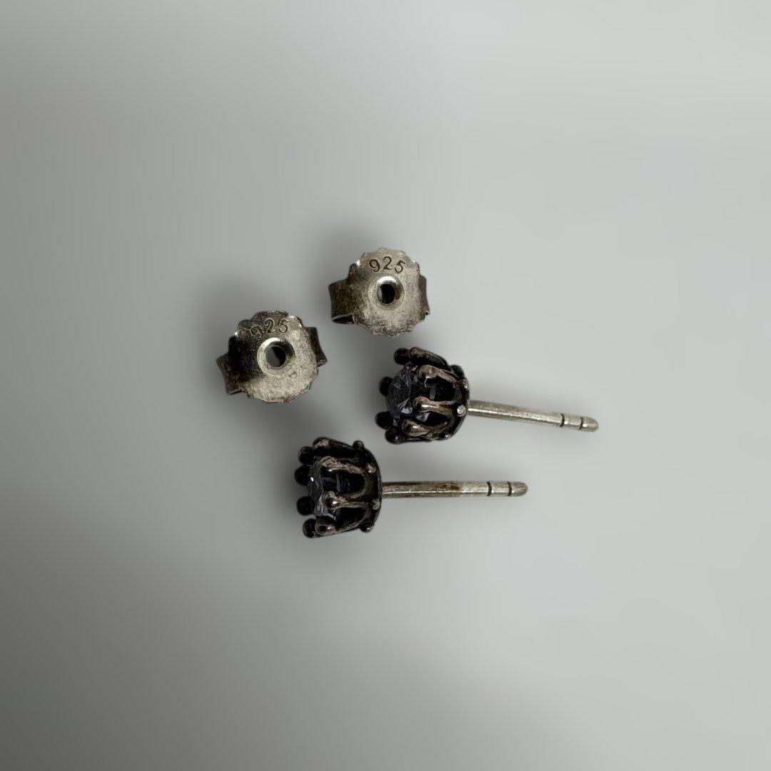  ORDER/ロイヤルオーダーシルバークロスネックレス ピアスセット⭐︎