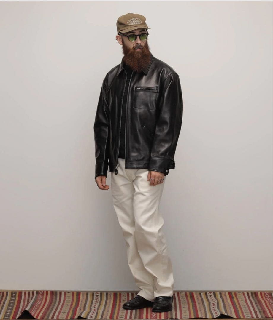 Schott Leather Tracker Jacket Sサイズ