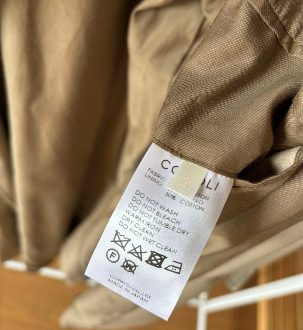 X01-04001 コットンギャバ　タイロッケンコート　コモリ comoli