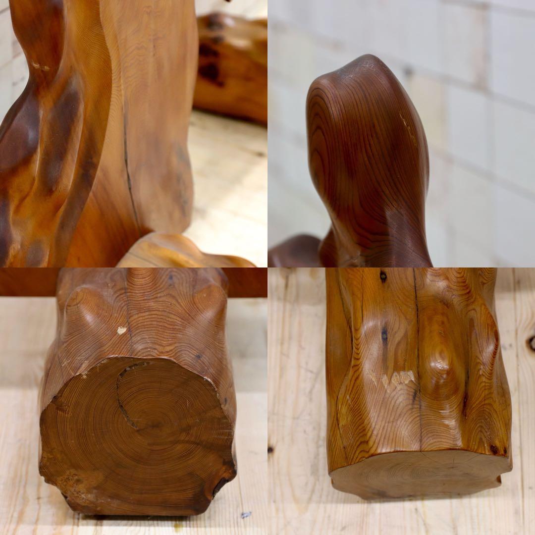 GMFS354○世界遺産屋久杉 衝立 パーテーション 和室飾 オブジェ 天然木