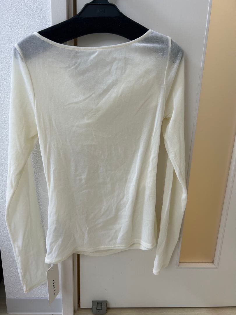 新品未使用　FRAY I.D デコルテタックフロッキーチュールトップス