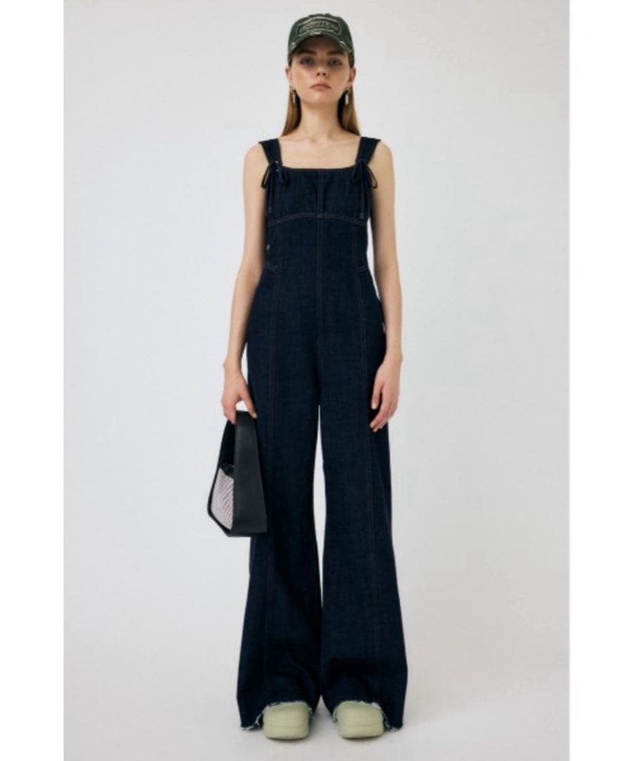 MOUSSY CORSET STRAP DENIM ジャンプスーツ