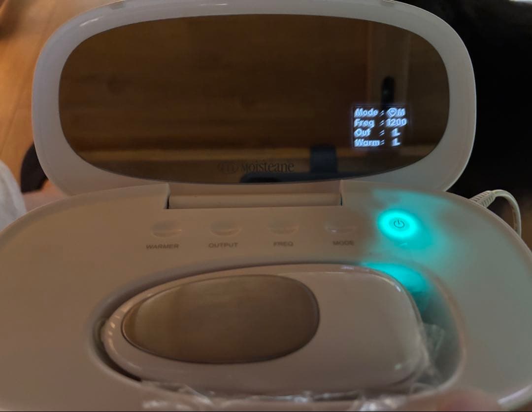 ホワイト美顔器 ミラー付き LEDインジケーター ひーさん専用