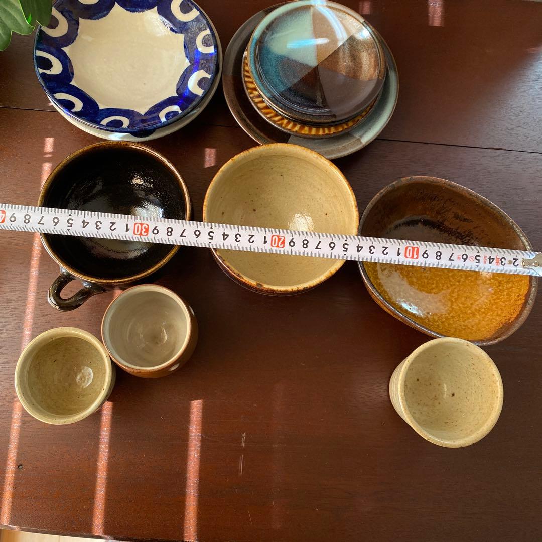 民藝　12点セット　器　皿　スープカップ　湯呑み