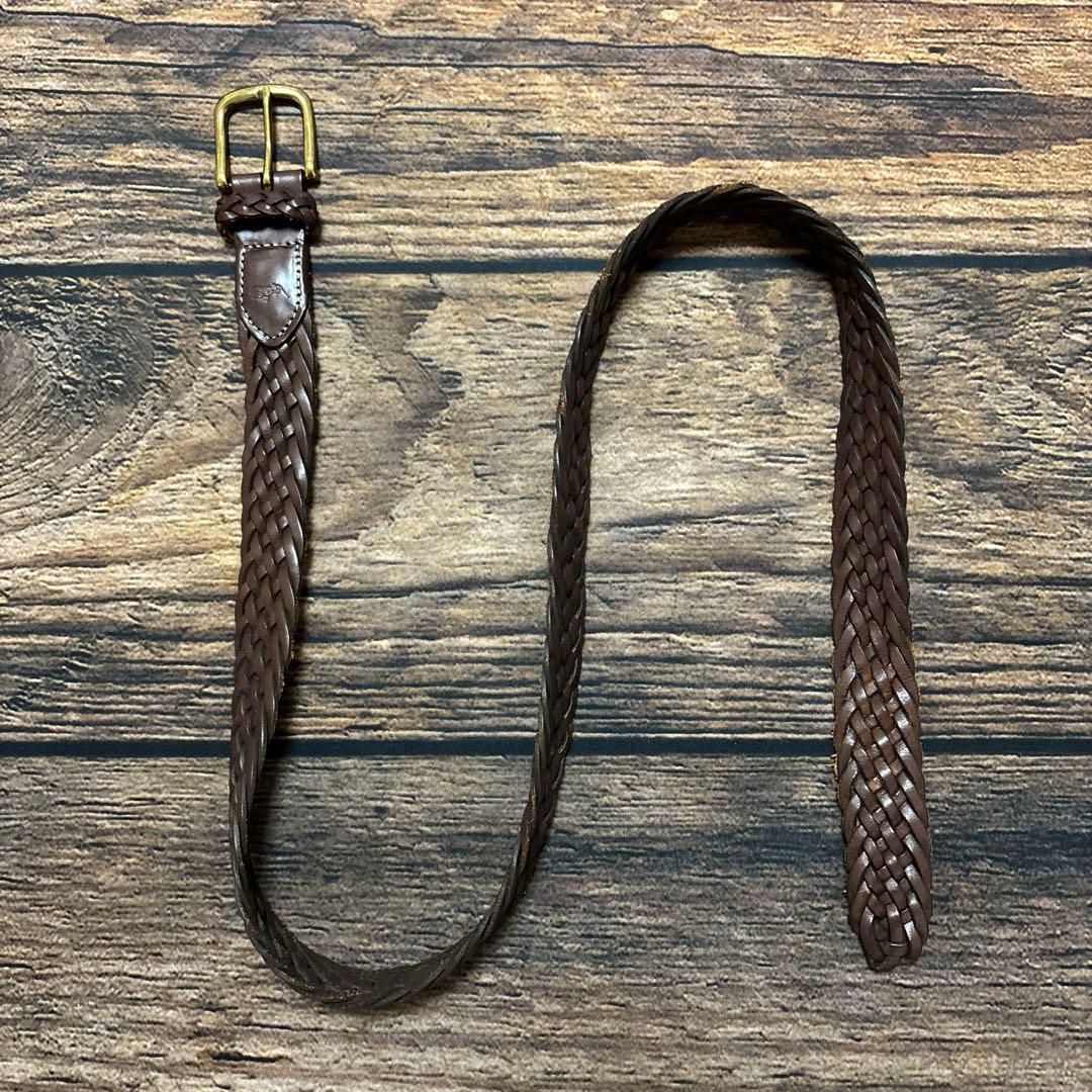 小物 RALPH LAUREN / leather mesh belt