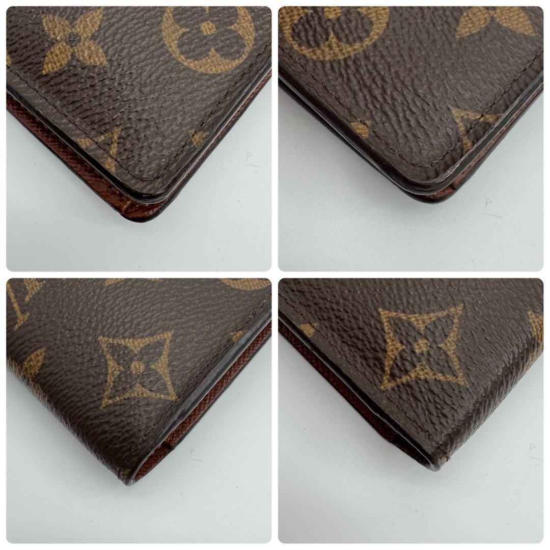 【新型・美品・箱・袋付き】ルイヴィトン　モノグラム　ブラザ　長財布　カード16枚