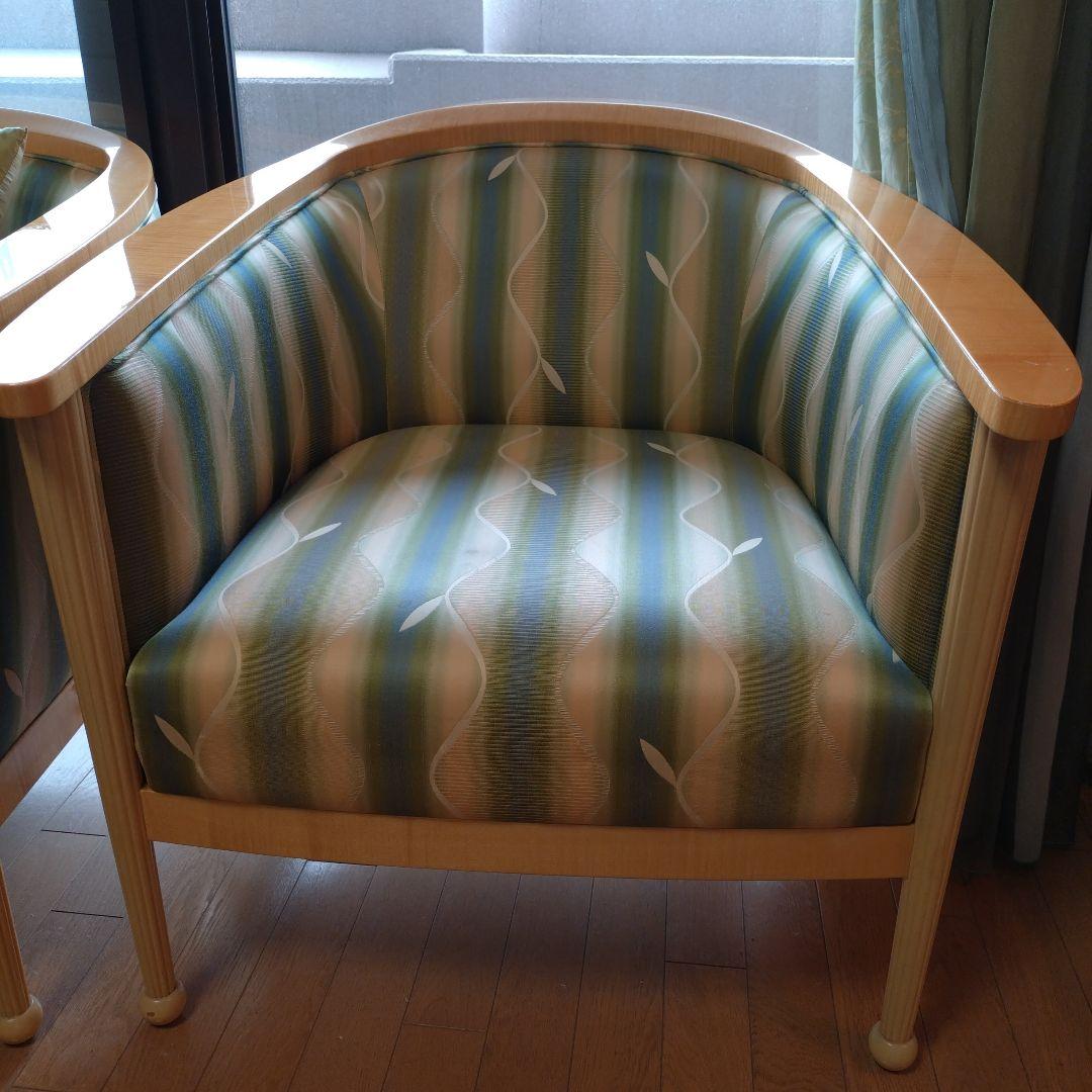 松創 一人掛け ソファ ソファー シカモアメープル IDC 大塚家具 1人用