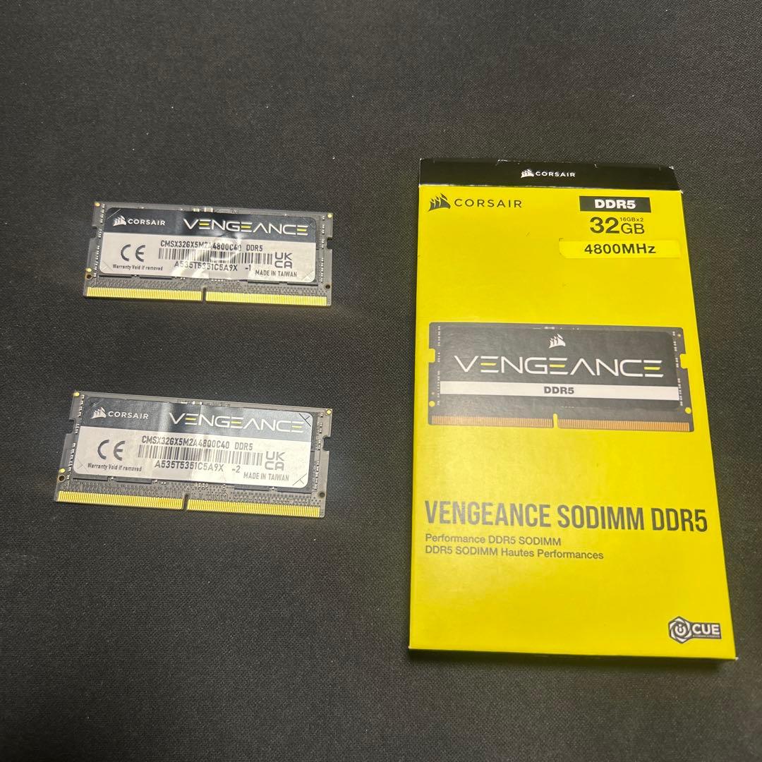 さ*ち様 CORSAIR VENGEANCE SODIMM DDR5 32GB