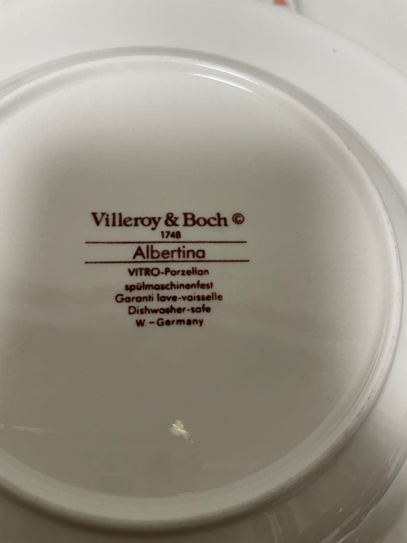 Villeroy & Boch ディナー皿２枚パスタ皿６枚セット20250413