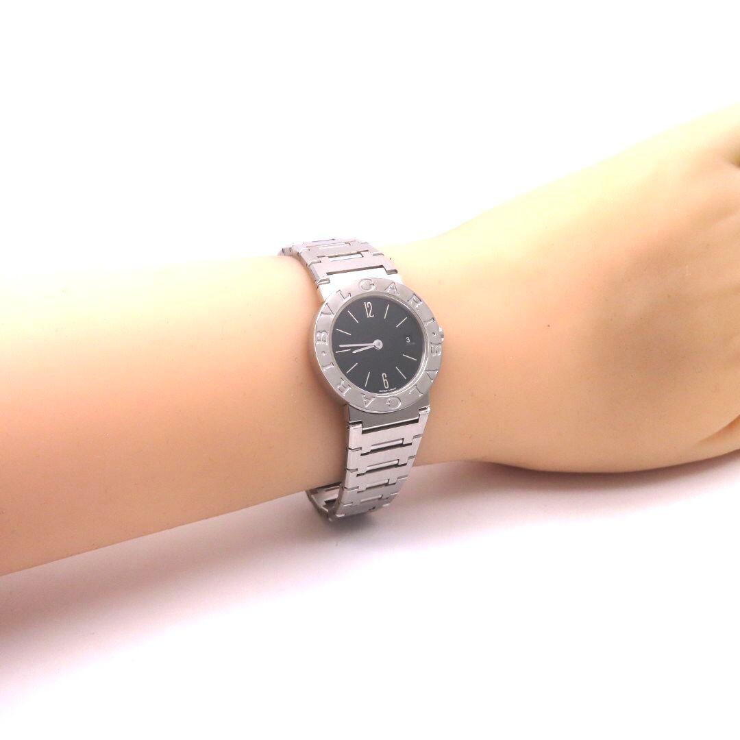 【BB26SS】BVLGARI ’ブルガリ時計’ ブラック レディース☆極美品☆