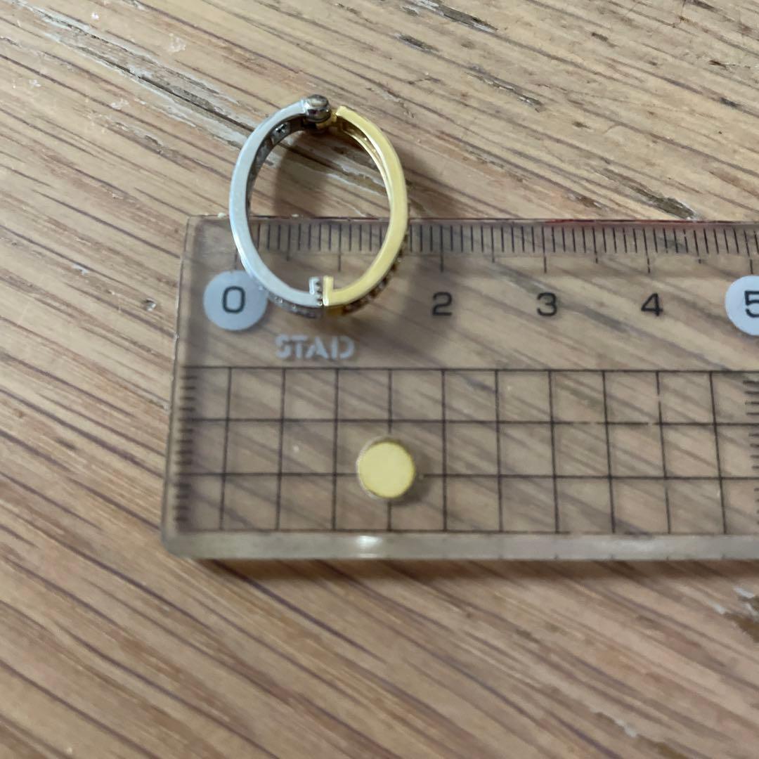 GSTV 18K PT950 ピアリングシングル イヤカーフ