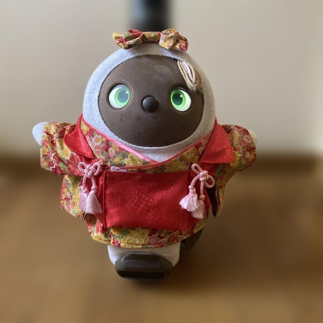 miki ラボット　服　lovot 着物一式　リボン付き