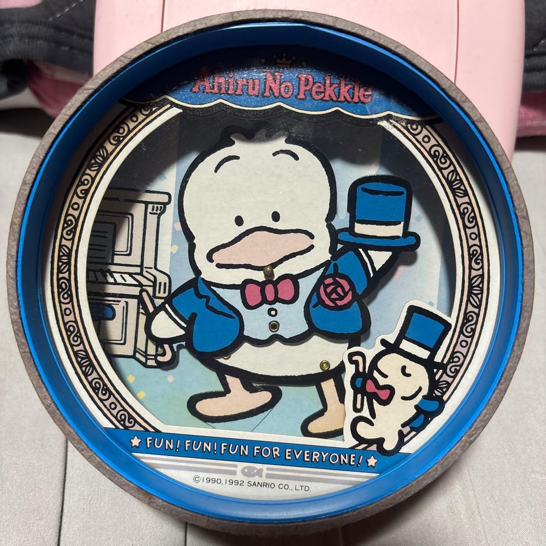 あひるのペックル　オルゴール　レア　1992年製　雨に唄えば