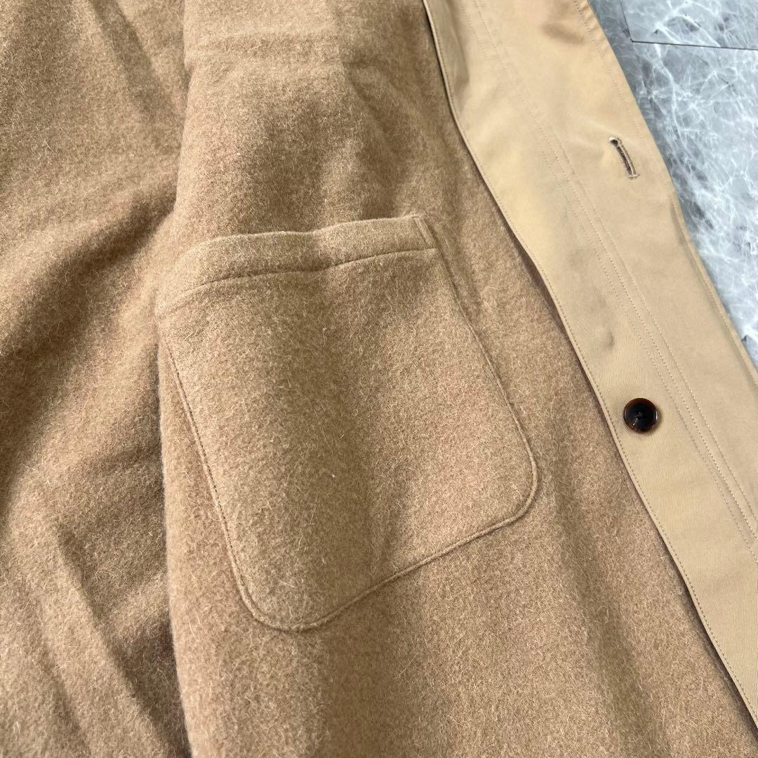定価13.2　タグ付　オーラリー　ステンカラーコート　ベルト　ライナー　ベージュ