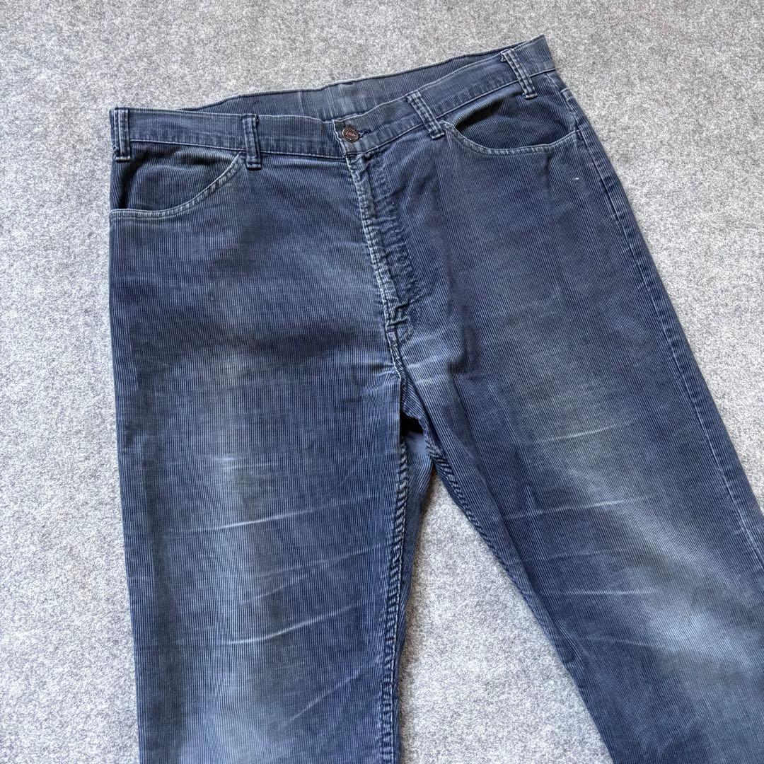 70s 80s【W36】Levi's 519 コーデュロイ ネイビー フェード
