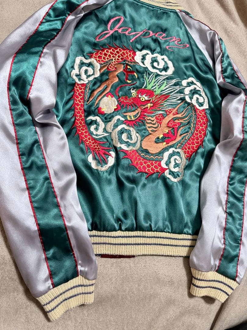 美品 ２面用 テーラー東洋 龍 bomb 日本限定 スカジャン vintage