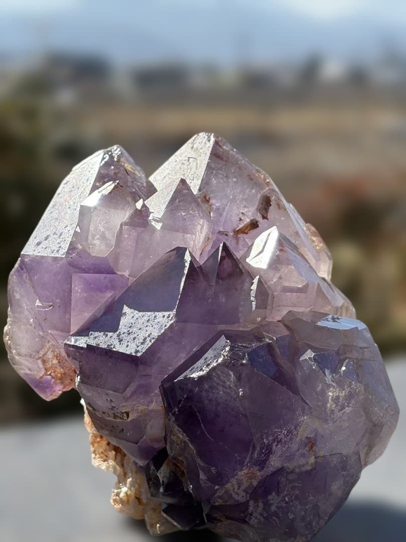 ❤️厳選　希少　約1.4kg 逸品　城　紫鰐水晶　骸骨水晶 エレスチャルクォーツ