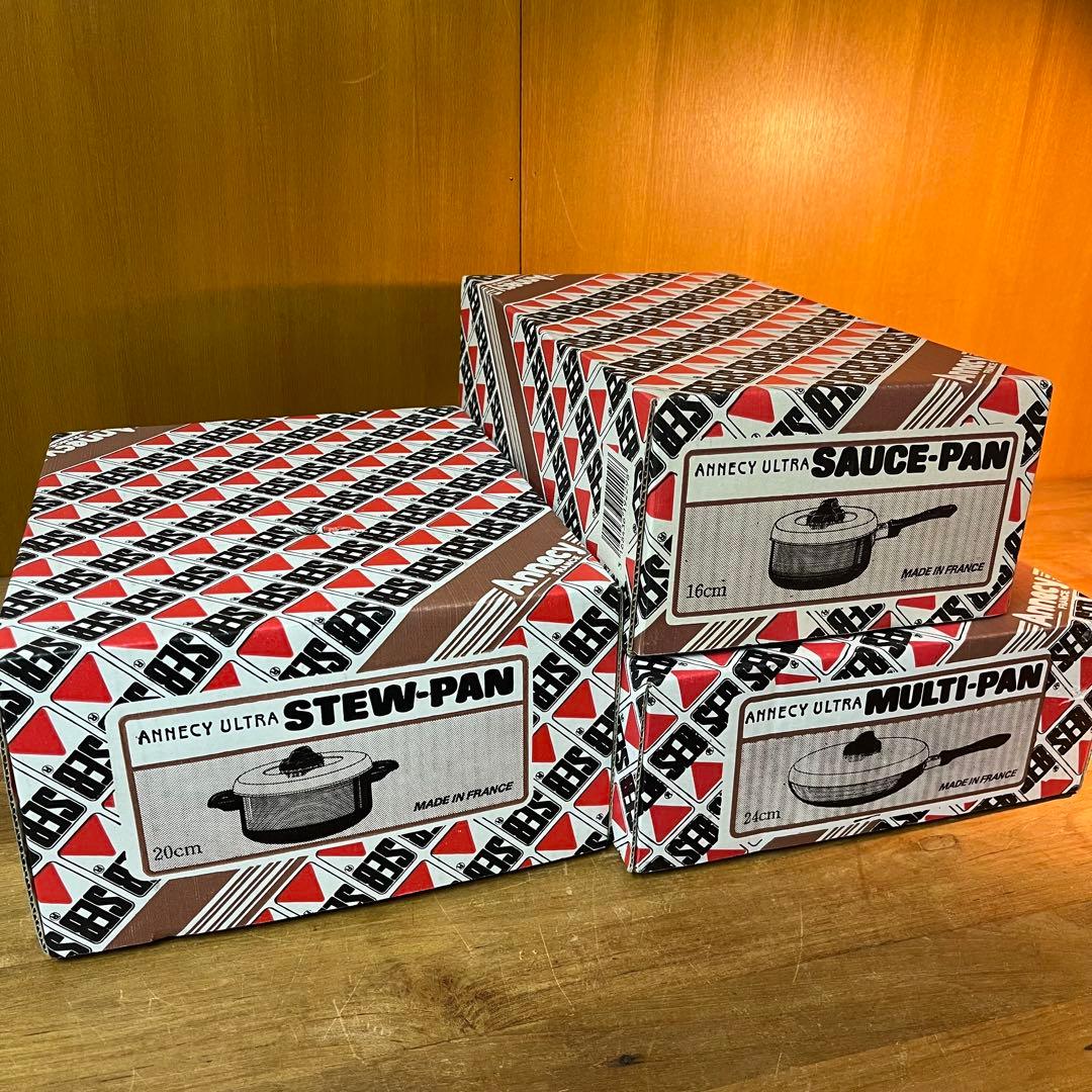 未使用！フライパン　鍋　SEB セブ 両手　Annecy アネシー　セット