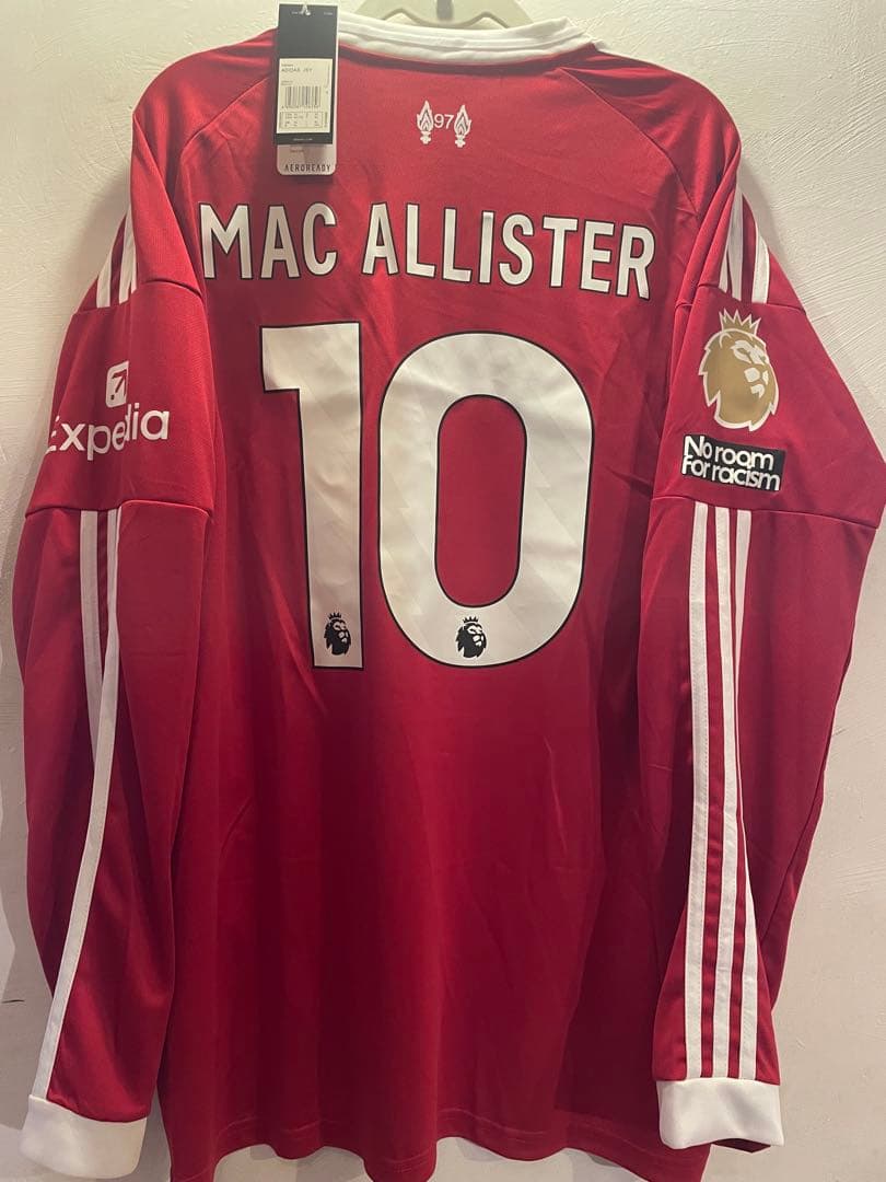 新品タグ付き　マクアリスター　リバプール　ユニフォーム　長袖