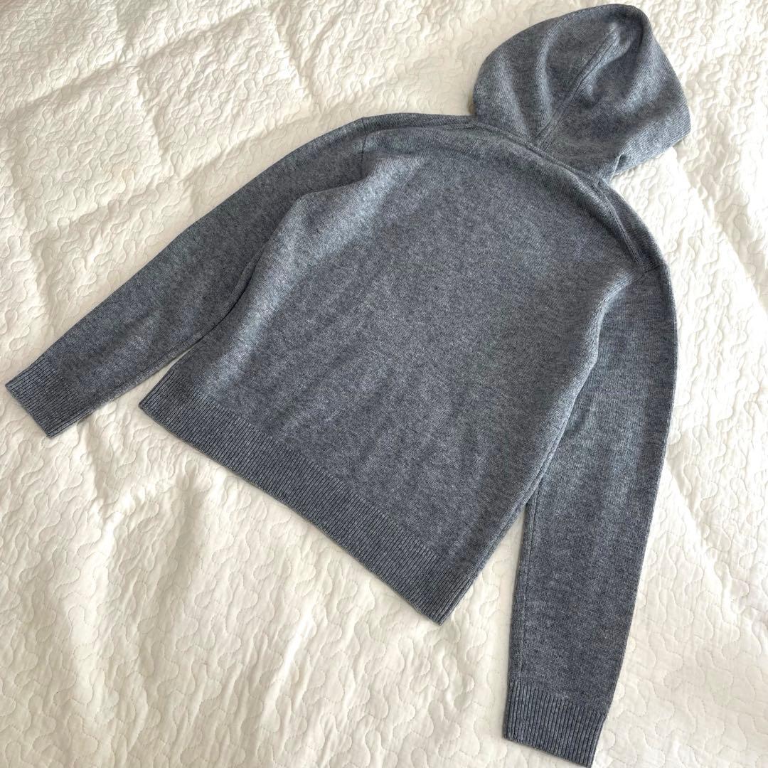 セオリー　Lana Cash Slim Hoodie フード　カシミヤ混ニット