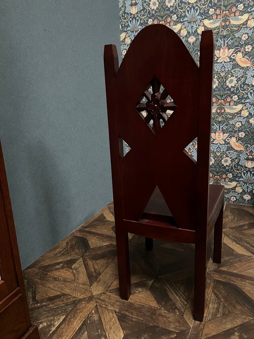 木製 椅子 ③ アンティークチェア インテリア クラシック 木彫
