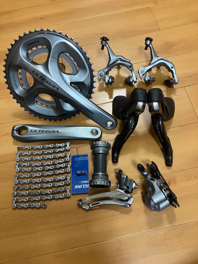 【美品】シマノ 6700系アルテグラ 2×10sセット165mm 50/34