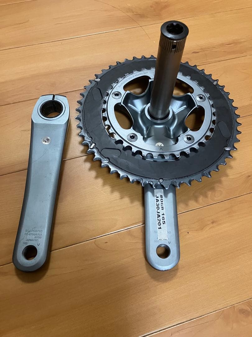 【美品】シマノ 6700系アルテグラ 2×10sセット165mm 50/34