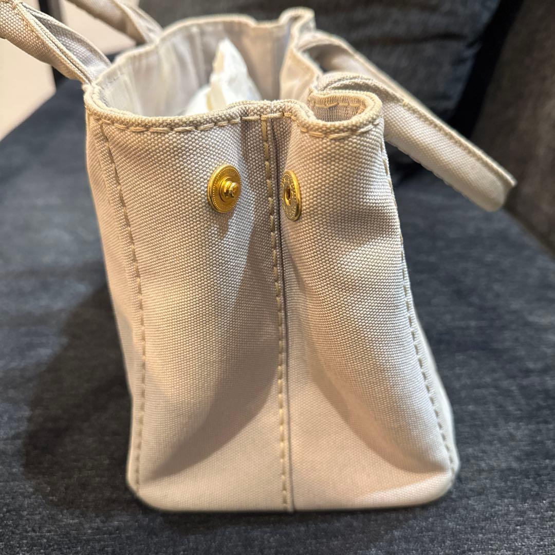 PRADA トートバッグ グレーNUBE キャンバス