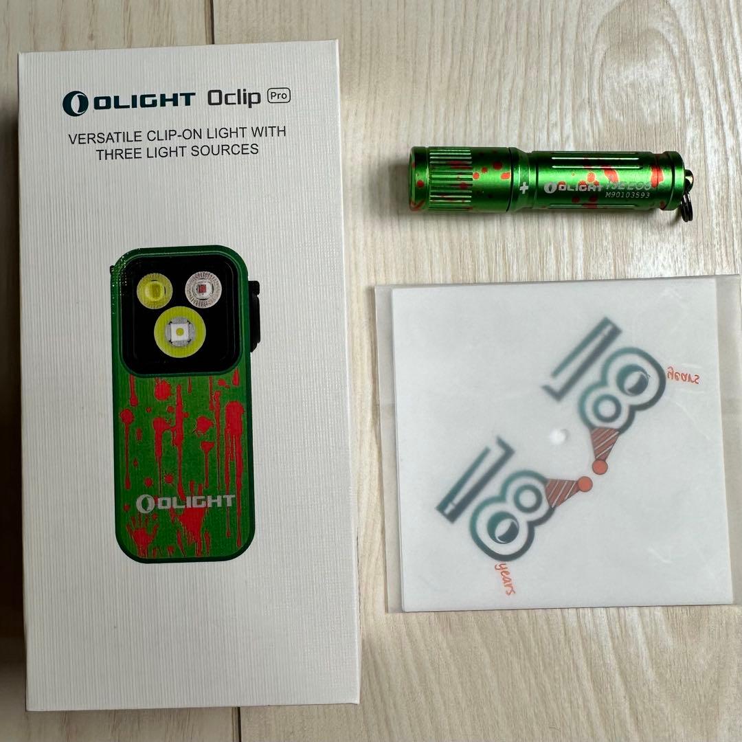 OLIGHT Oclip Pro・i3E EOS (Zombie Green)