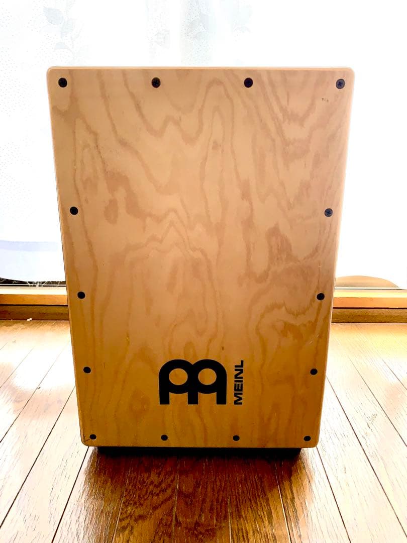 Meinl カホン ナチュラルブラック　純正のカバー付き