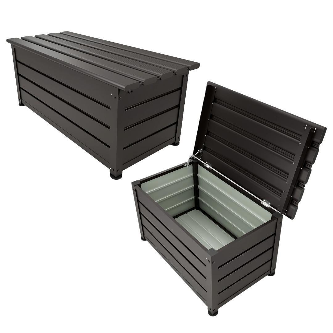 訳アリ新品 物置 屋外 収納ベンチ 収納ボックス 収納庫 1335-160