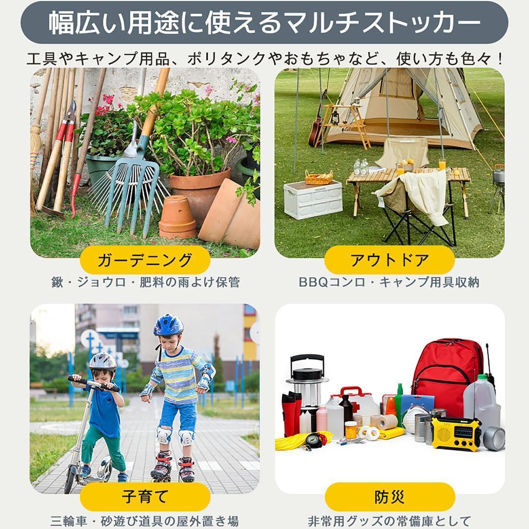 訳アリ新品 物置 屋外 収納ベンチ 収納ボックス 収納庫 1335-160