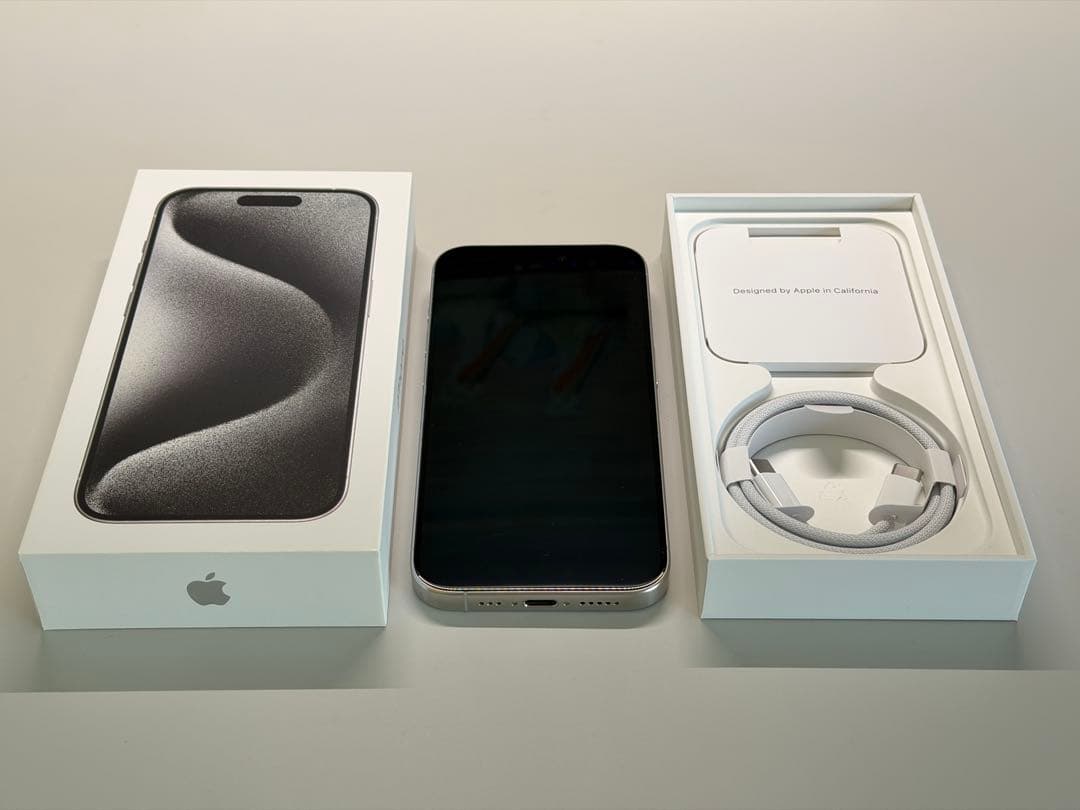 【即購入ok】iPhone 15 Pro, White, 256GB