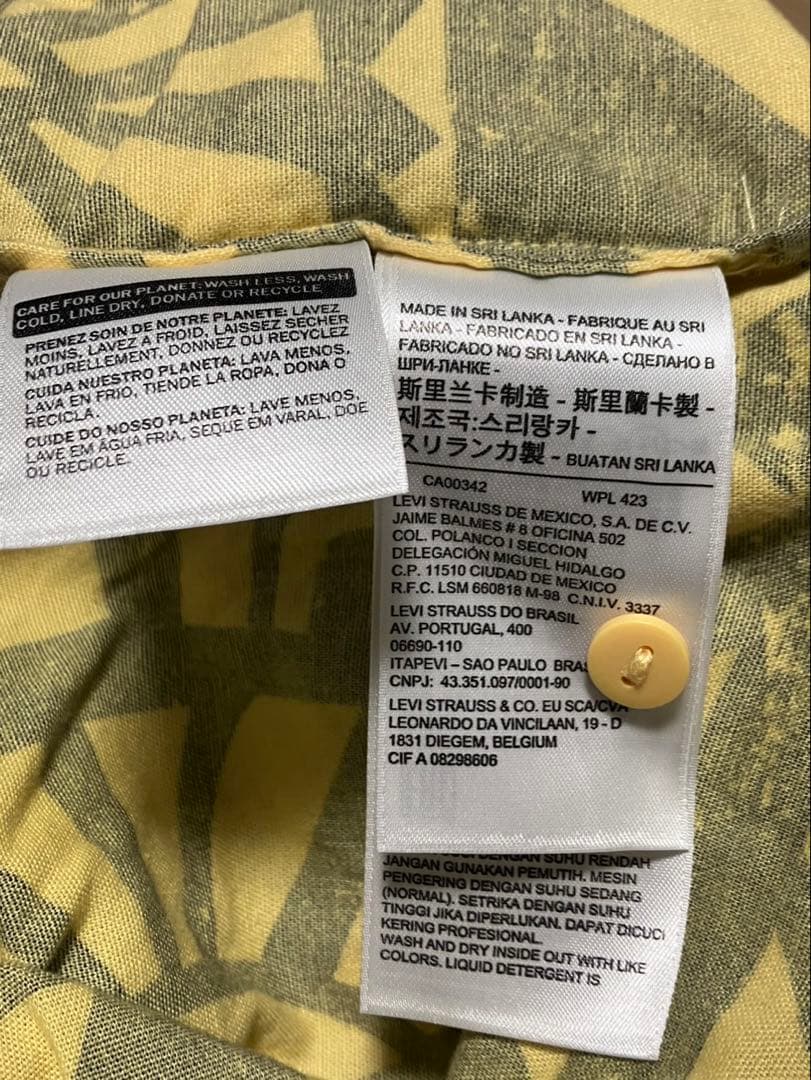 希少 ☆ Mサイズ シャツ リーバイス × ストレンジャーシングス イレブン M