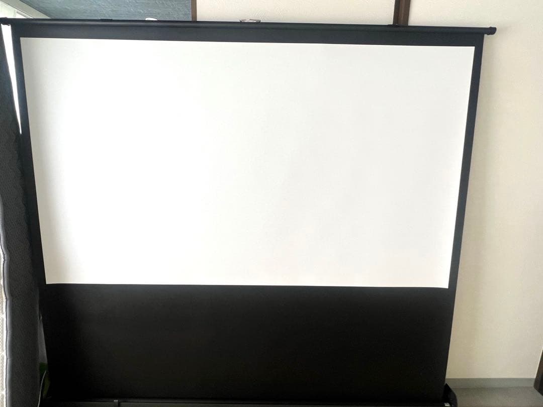 ふうちゃん プロジェクタースクリーン 80インチ 16:9自立式