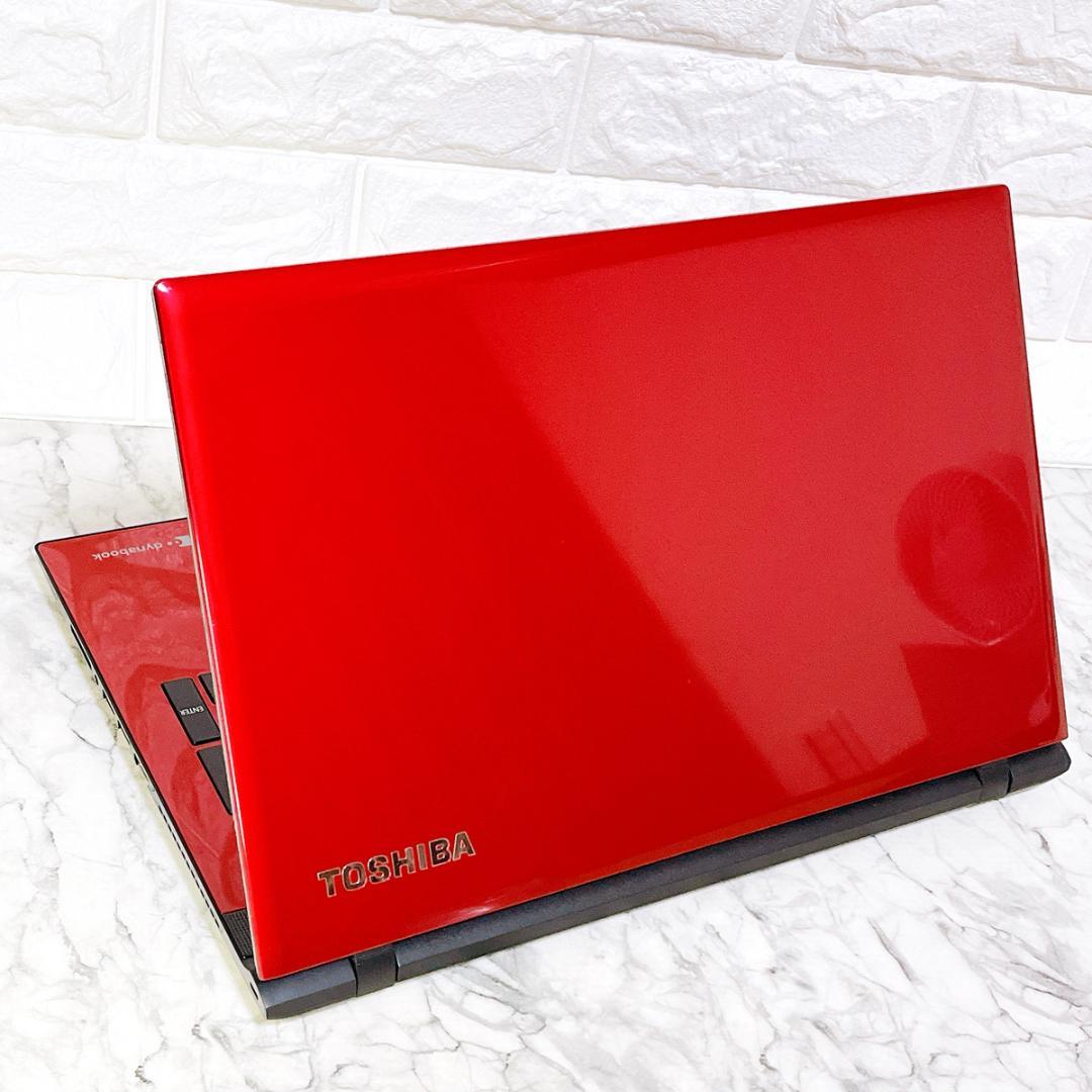 美品✨Windows11✨新品爆速SSD薄型ノートパソコン赤✨カメラ・オフィス付