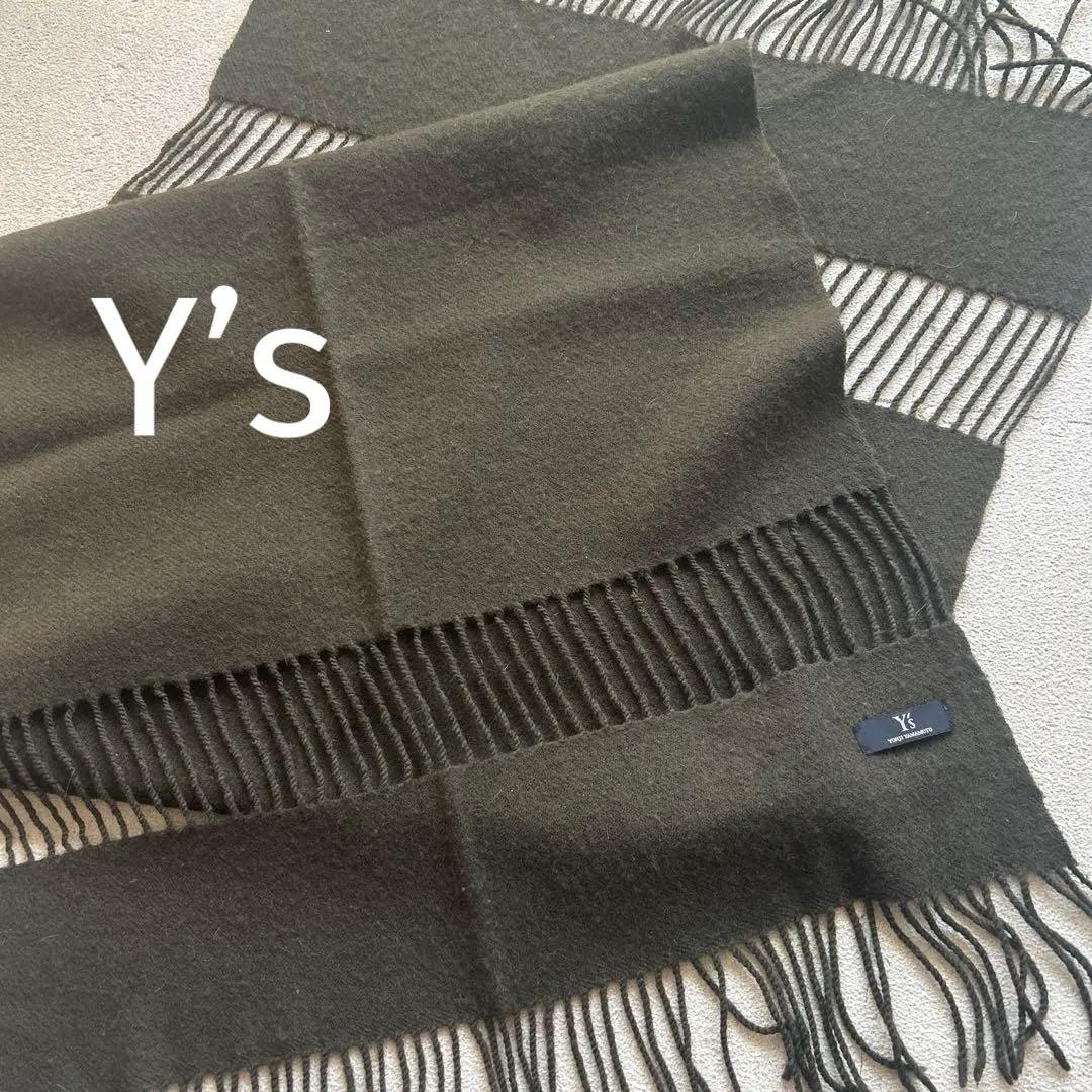 【希少】Y’s マフラーオリーブグリーン**即購入可　⭐︎特別価格⭐︎