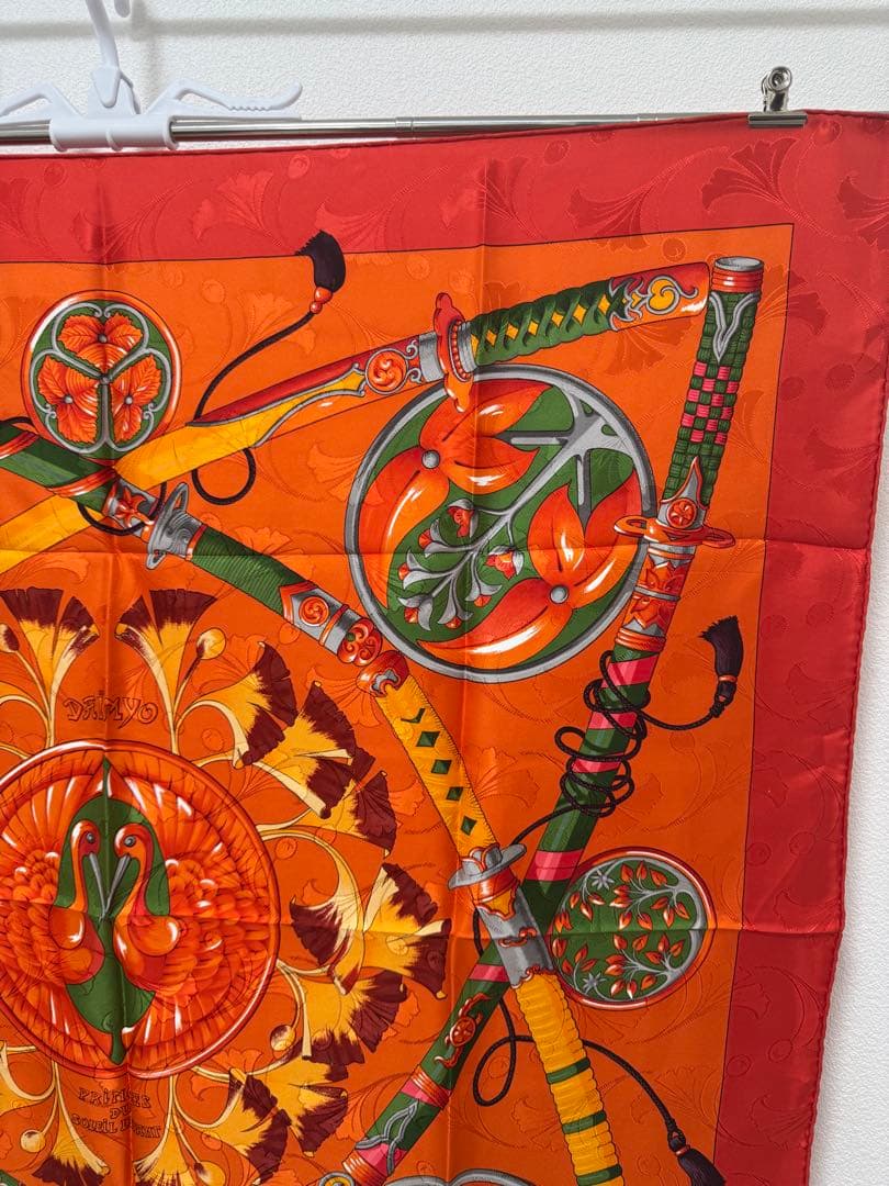 HERMES エルメス スカーフ DAIMYO 日出る国の皇子