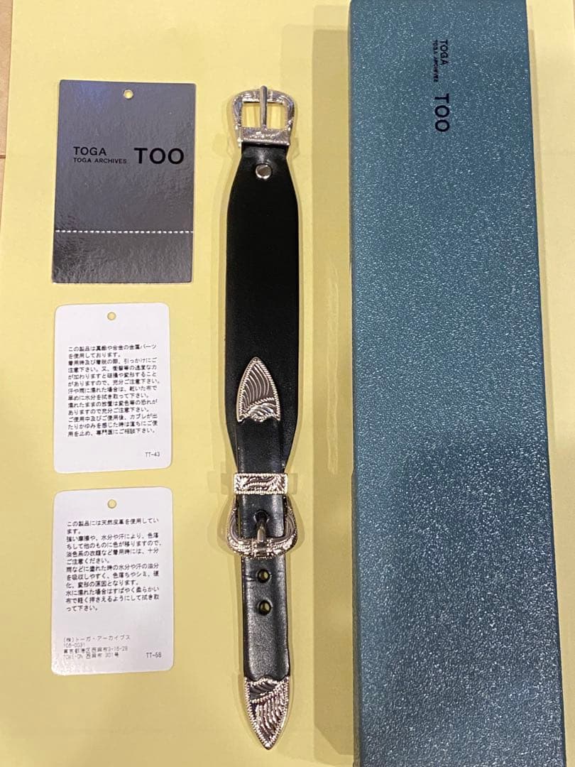 ※最終値下げ【新品未使用】TOGA Double buckle concho
