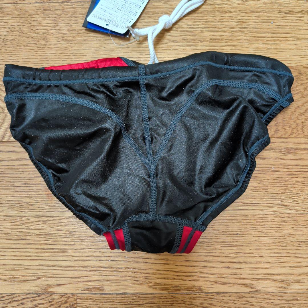 Mizuno 競泳水着 黒/赤